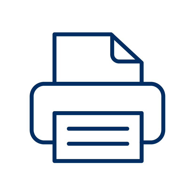 Printer icon.